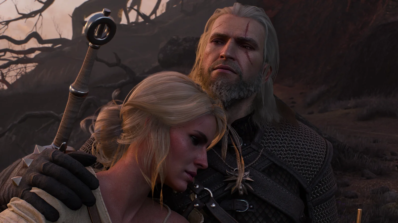 Geralt and Ciri